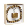 Coffret bracelet et porte-clefs pierre (4 modèles) < Gifi Discount