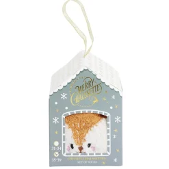 Coffret cadeau chaussettes cocooning renne Noël orange et blanc (31/34 ou 35/39)