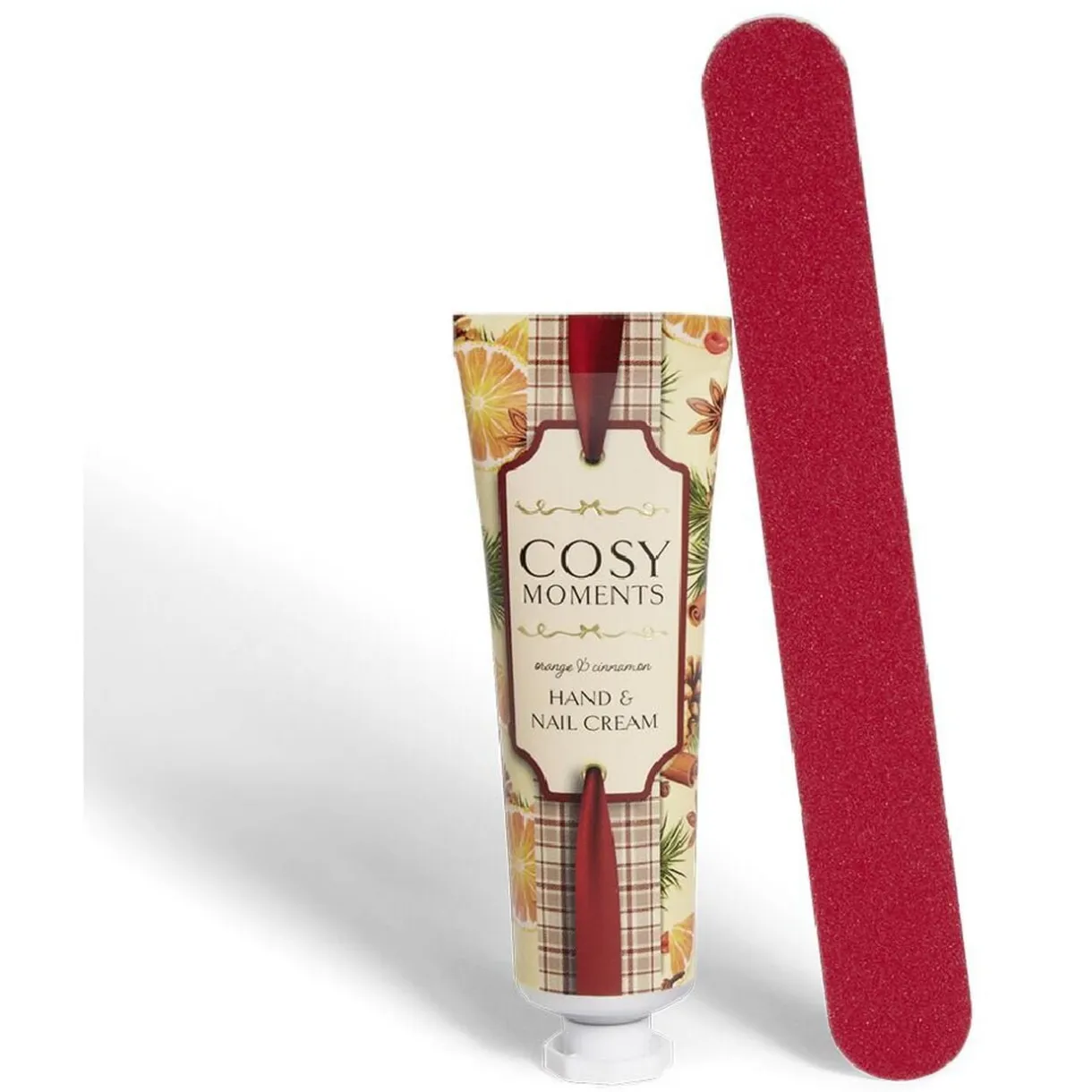 Coffret crème pour les mains orange cannelle avec lime à ongles < Gifi Discount