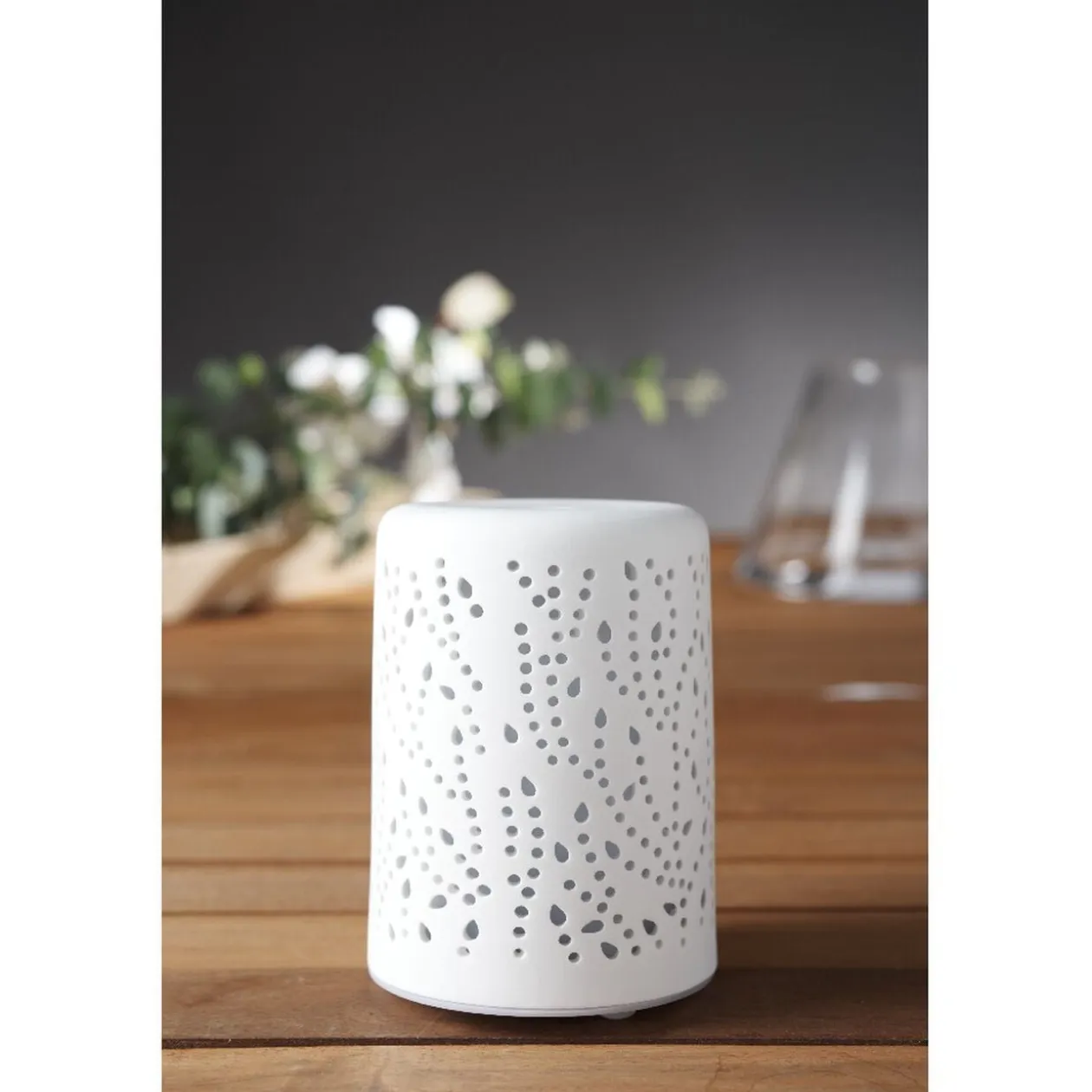 Coffret diffuseur céramique blanc