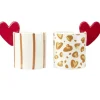 Coffret duo mug x2 avec anse forme coeur rouge 350ml < Gifi Best