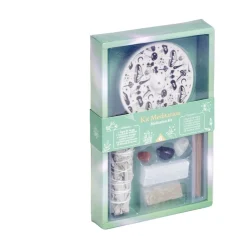 Coffret méditation kit encens/sauge/sélénite < Gifi Outlet