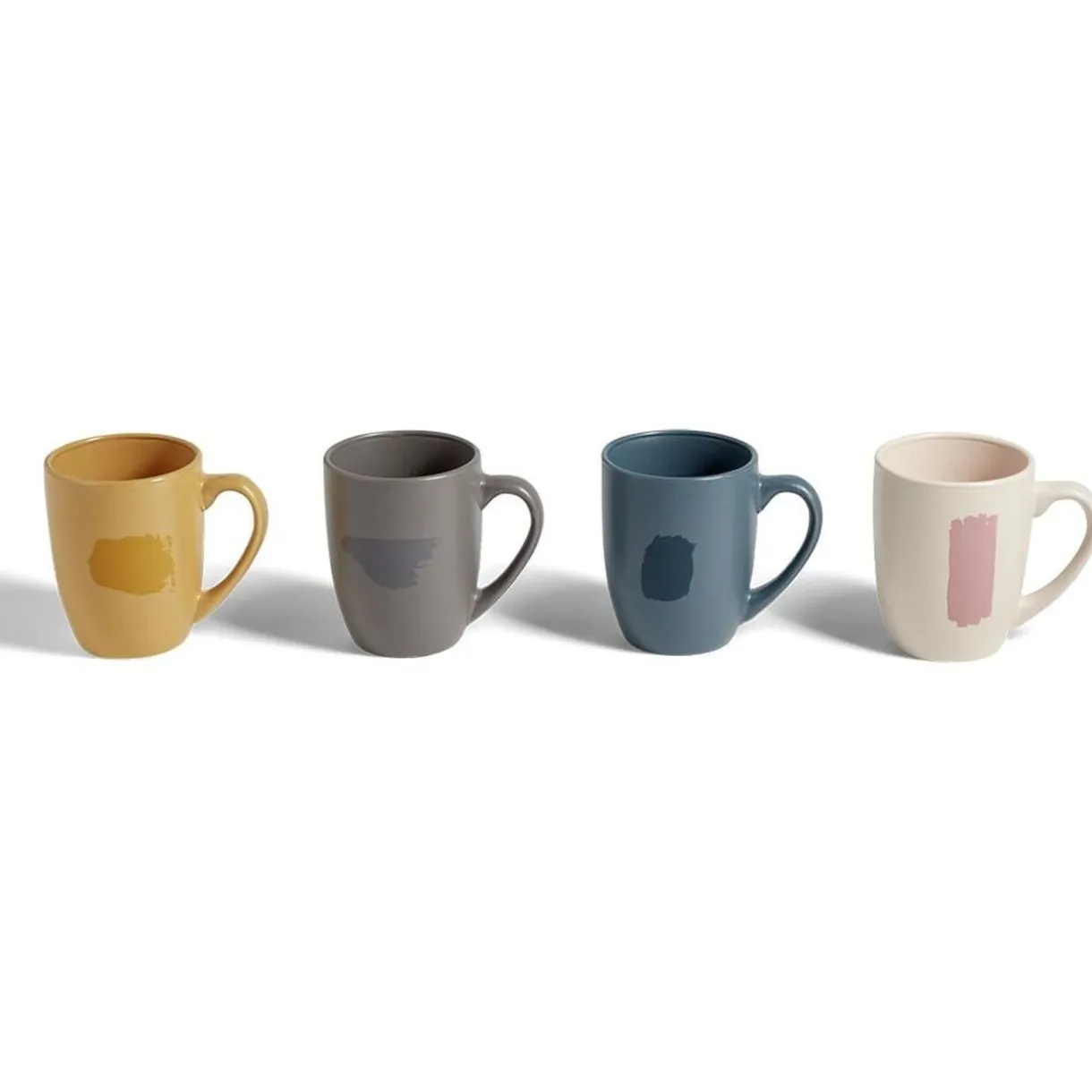 Coffret 4 mug faïence 35cl < Gifi