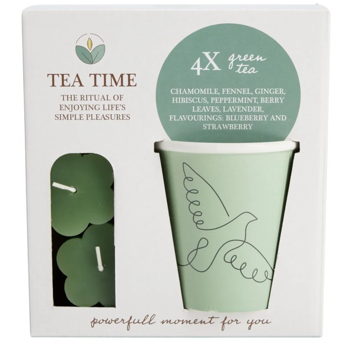 Coffret mug 330ml avec 3 sachets de thé et 2 bougies (3 modèles) < Gifi Discount