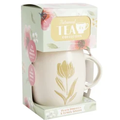 Coffret mug 330 ml avec 4 sachets de thé (3 modèles)