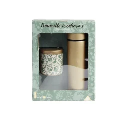 Coffret thé avec bouteille isotherme infuseur et boîte à thé < Gifi Sale