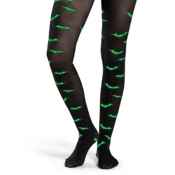 Collant Halloween adulte phosphorescent motif chauve-souris T.unique < Gifi New