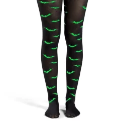Collant Halloween adulte phosphorescent motif chauve-souris T.unique < Gifi New