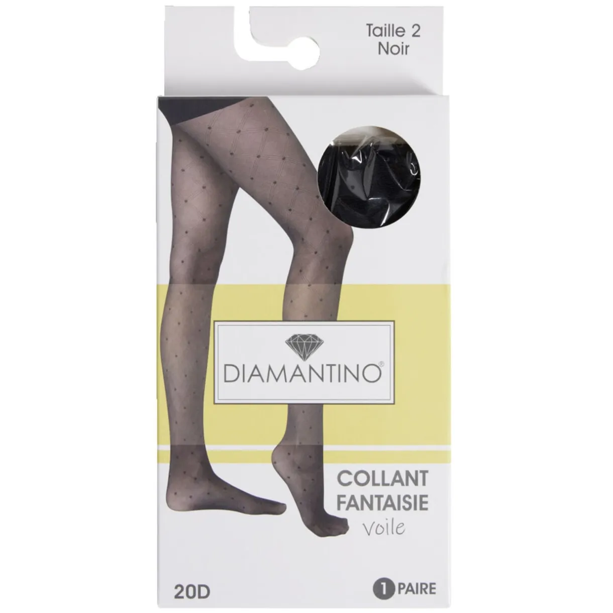 Collant noir fantaisie 20D T2/3/4 < Gifi Sale