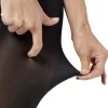 Collants noirs indéchirables semi opaques Taille unique