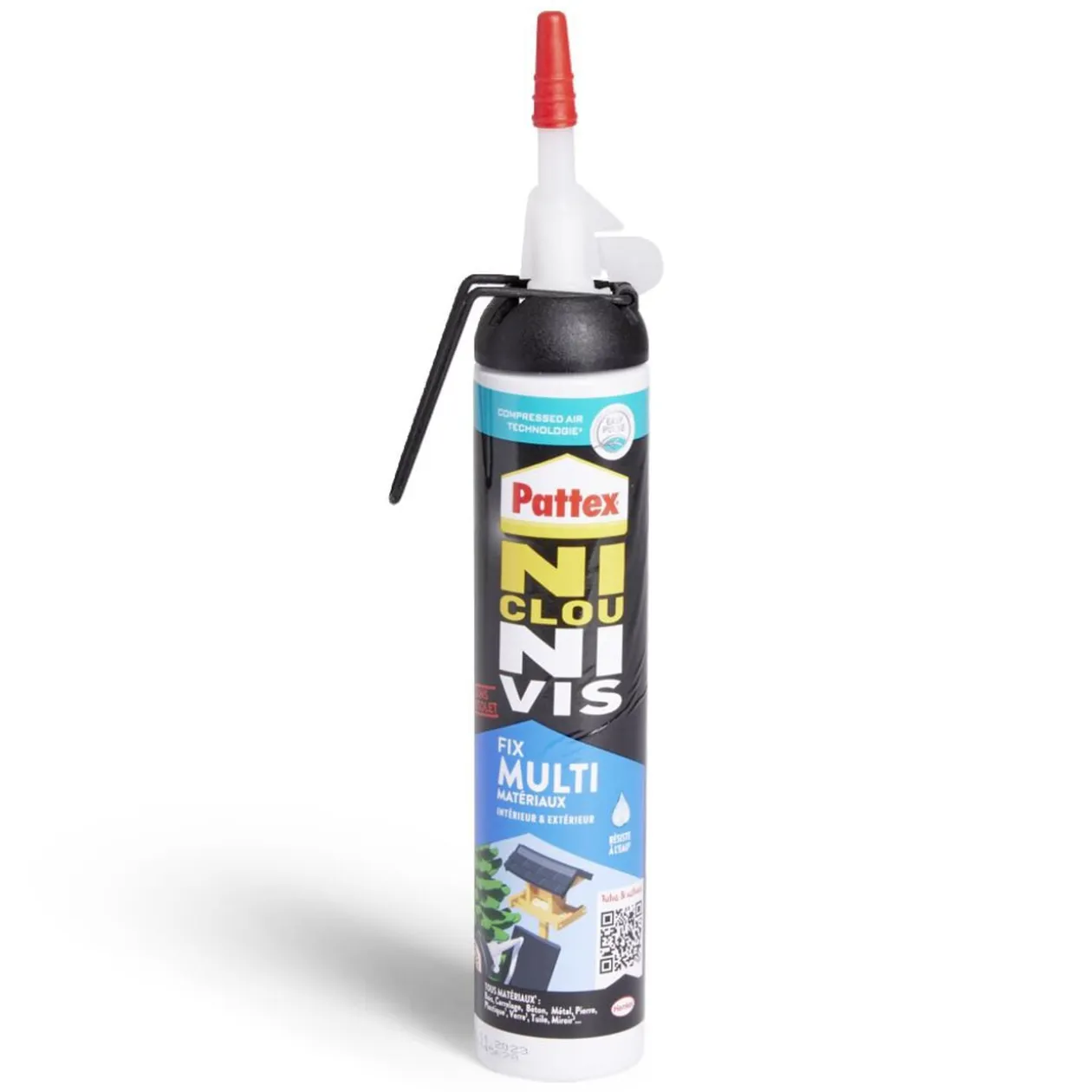 Colle de fixation Pattex Multi matériaux 326g - Intérieur et Extérieur
