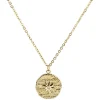 Collier acier inoxydable doré < Gifi Clearance