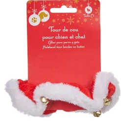 Collier de Noël clochette chien