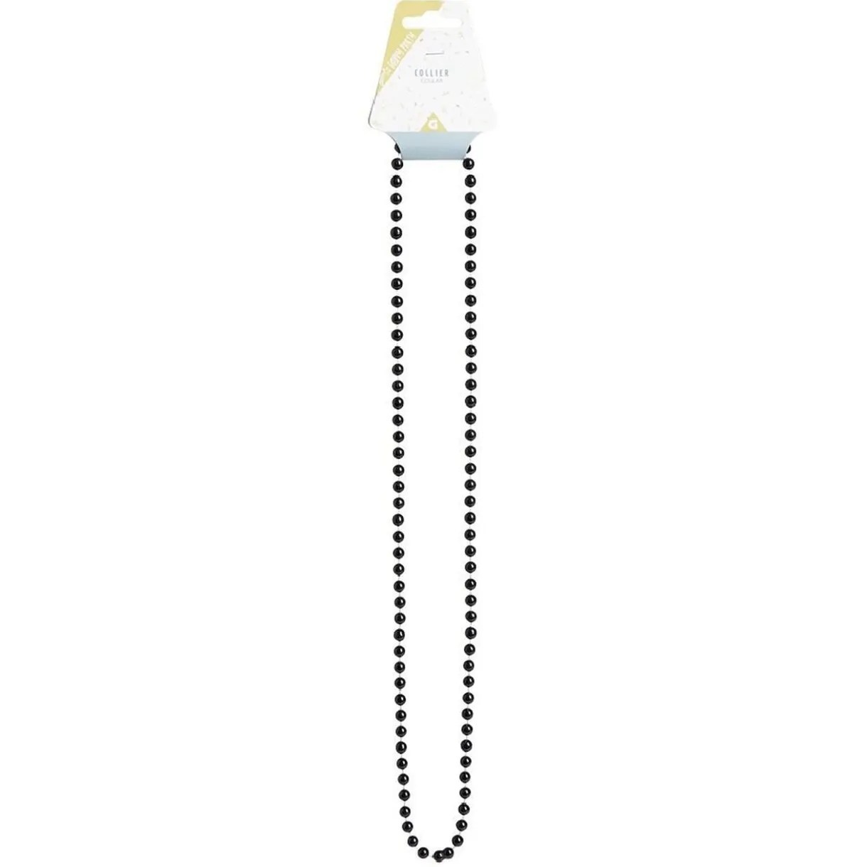 Collier perle blanc ou noir L84cm < Gifi Outlet