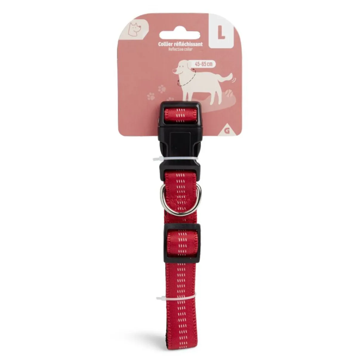 Collier réflechissant pour grand chien - Taille L < Gifi Outlet