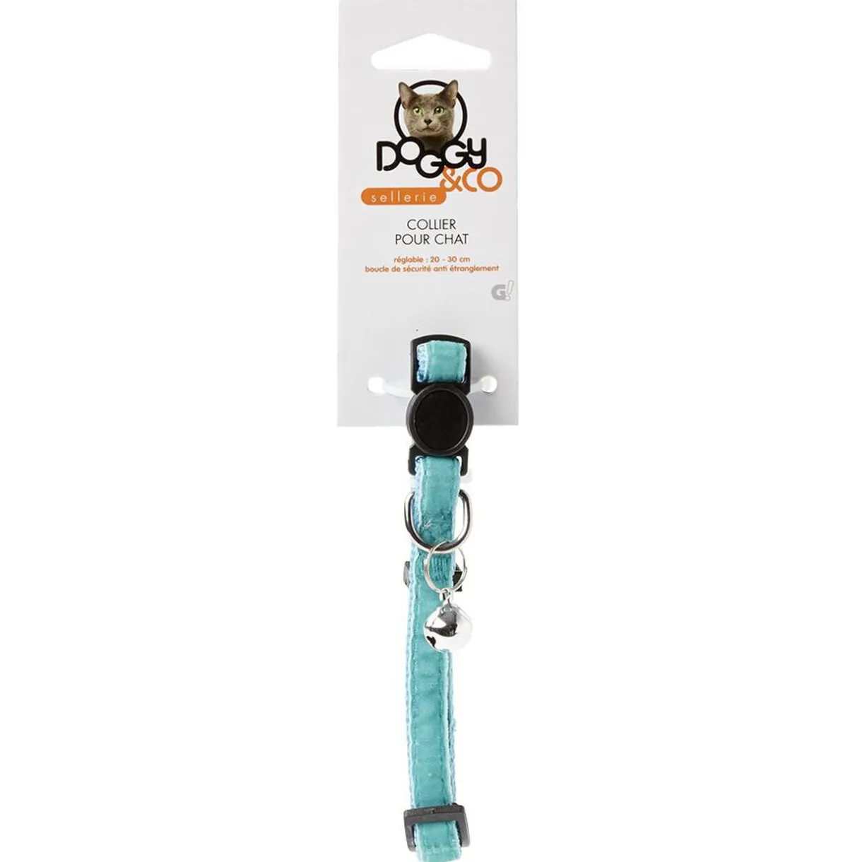 Collier réglable pour chat avec grelot < Gifi New