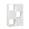 Colonne en bois 6 cases Adam blanc 60xP29,5xH90cm < Gifi Sale