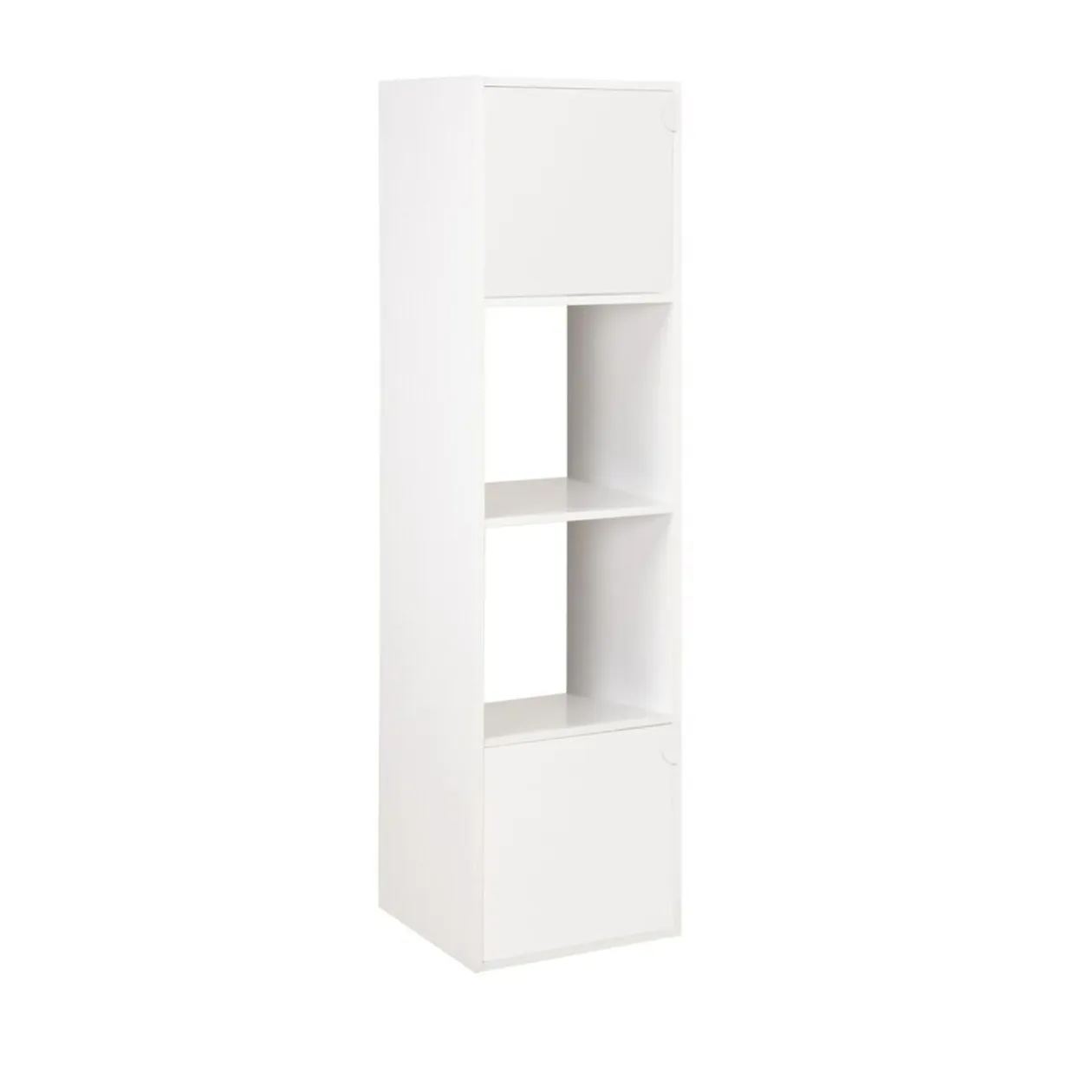 Colonne en bois 4 cases Adam blanche 30xP29,5xH120cm