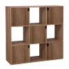 Colonne en bois 6 cases Adam brun naturel 90xP29,5xH90cm < Gifi Hot
