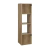 Colonne en bois 4 cases Adam brun naturel 30xP29,5xH120cm