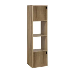 Colonne en bois 4 cases Adam brun naturel 30xP29,5xH120cm