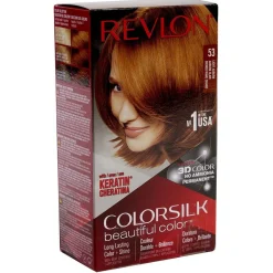 Coloration cheveux Auburn classique Keratine 53 Revlon < Gifi Hot