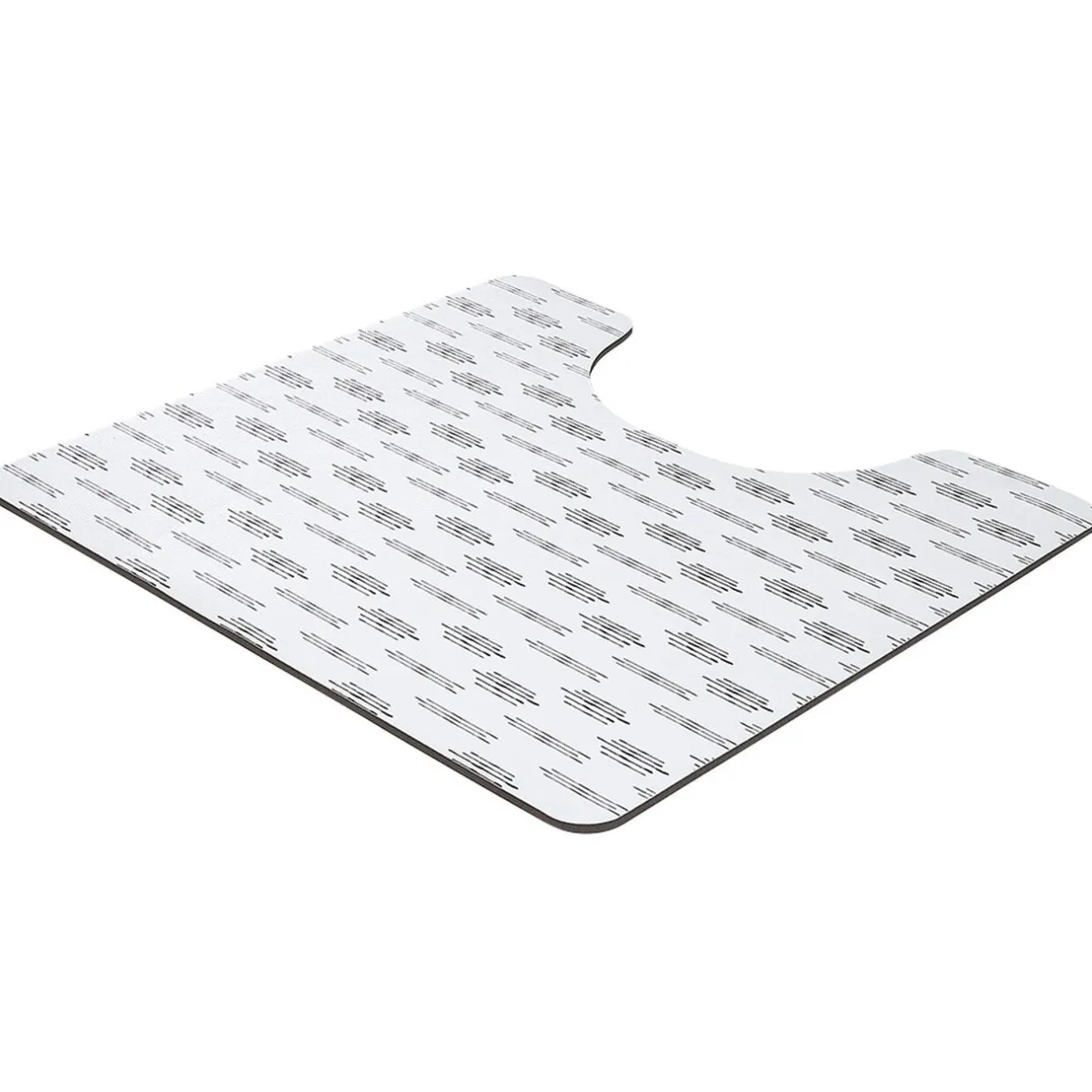 Contour WC PVC motif terrazzo noir et blanc 49,5x15cm < Gifi New