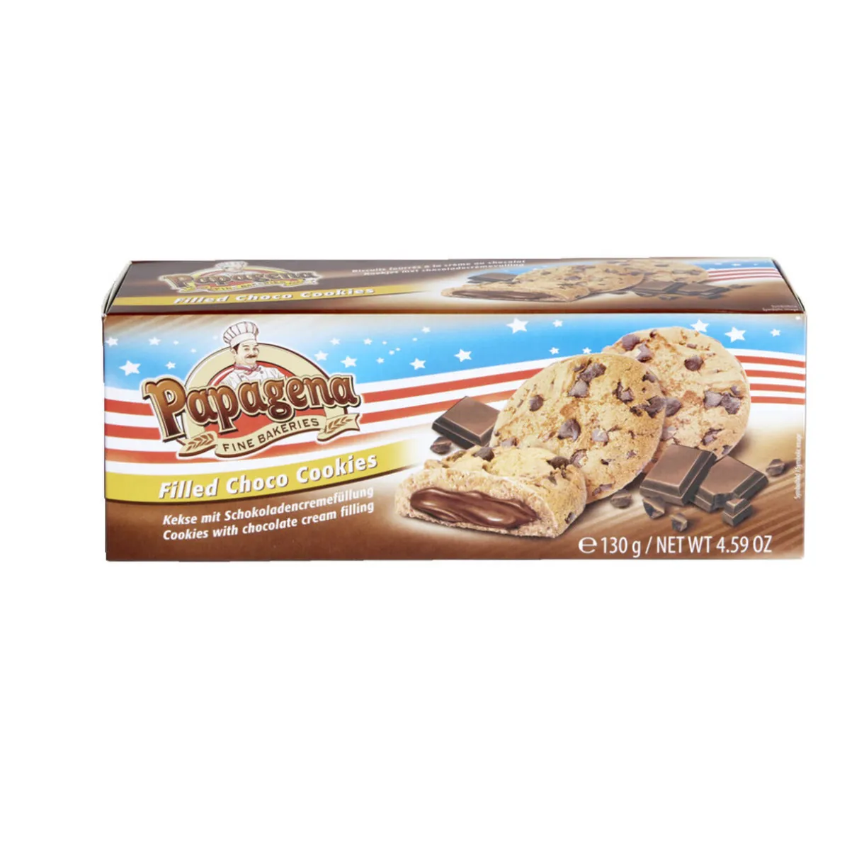 Cookies fourrés choco noisette 130gr < Gifi Hot