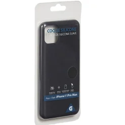 Coque en silicone iPhone Pro Max noir