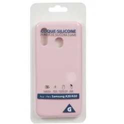 Coque en silicone Samsung A20 ou A30 rose < Gifi New