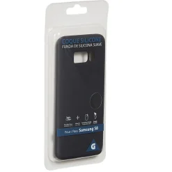 Coque en silicone Samsung S8 noir < Gifi