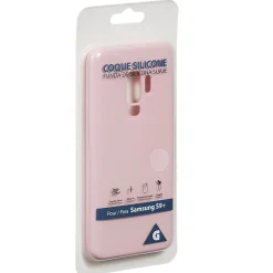 Coque en silicone Samsung S9+ rose