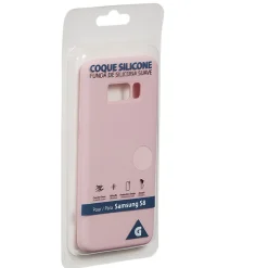 Coque en silicone Samsung S8 rose