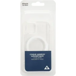 Coque magnétique iPhone 13 Mini transparent