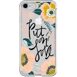 Coque pour IPhone 5C motif fleur plastique