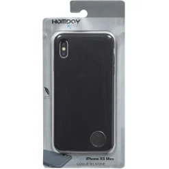 Coque Soft touch noire silicone pour Iphone XS Max < Gifi Sale