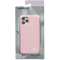 Coque Soft touch rose silicone pour Iphone 11 Pro < Gifi Discount