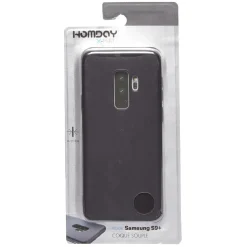 Coque souple noire pour Samsung Galaxy S9+ < Gifi Outlet