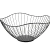 Corbeille à fruit en métal noir Ø26,5xH11cm < Gifi Outlet