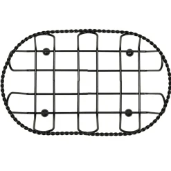 Corbeille à fruit ovale en métal noir 14x7xH5,2cm < Gifi Online