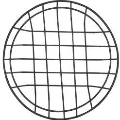 Corbeille à fruit ronde en métal noir Ø20xH5cm