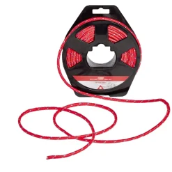 Corde Ø6mmx20m plastique jaune