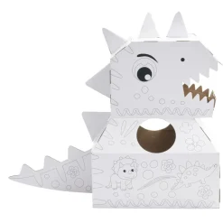 Costume en carton forme animal à colorier avec 6 feutres (2 modèles licorne ou dinosaure) < Gifi