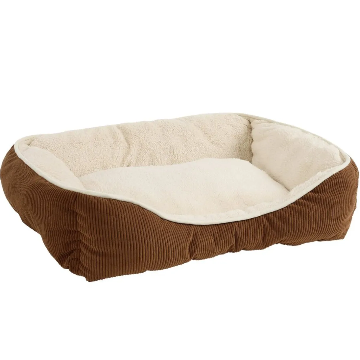 Couchage animal taille S coton flanelle beige et marron 45x60cm (2 modèles) < Gifi Best