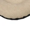 Couchage chien ou chat coton et polyester beige 35x50cm