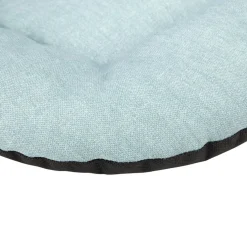 Couchage chien ou chat coton et polyester bleu 48x70cm