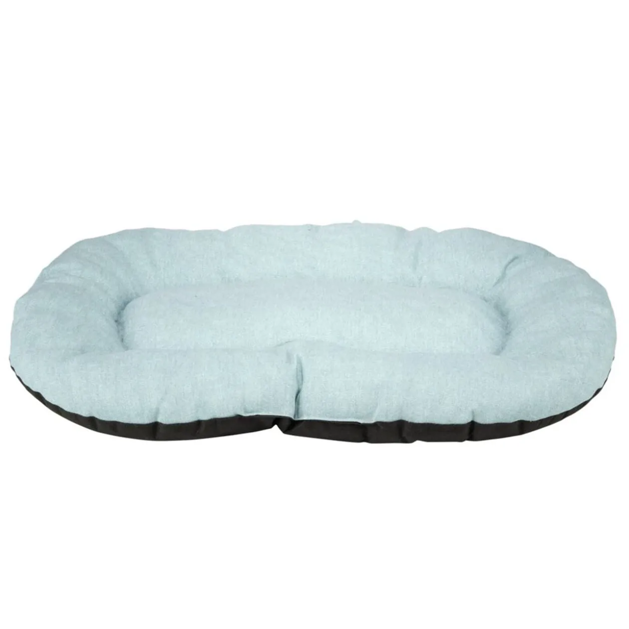 Couchage chien ou chat coton et polyester bleu 48x70cm