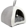Couchage pour chat forme tente 32x32xH36cm