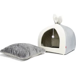 Couchage pour chat forme tente 32x32xH36cm