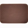 Couchage pour chien de taille moyenne polyester marron 75x55cm